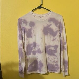 ZYIA Purple Tie-Dye Cotton Tee